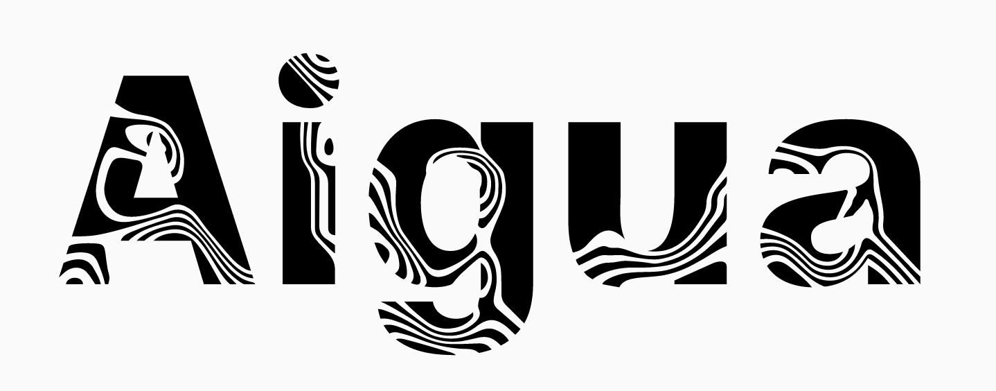 Aigua typeface wordmark